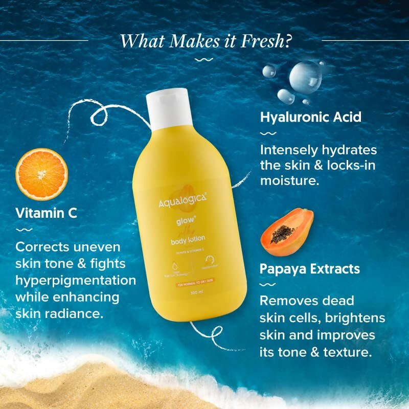 Aqualogica Glow+ Silky Body Lotion - 200 ml