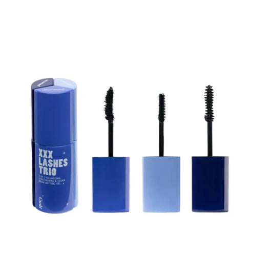 Gush Beauty XXX Lashes Trio- Black Out - 3-in-1 - Lengthening & Clear Brow Setting Gel - 18 gm
