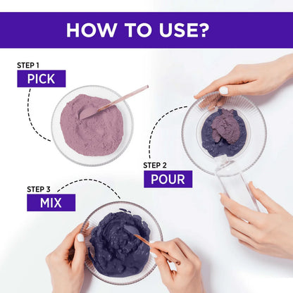 Alps Goodness 100% Natural Blue Pea & Rose Petal Beauty Mask For Skin