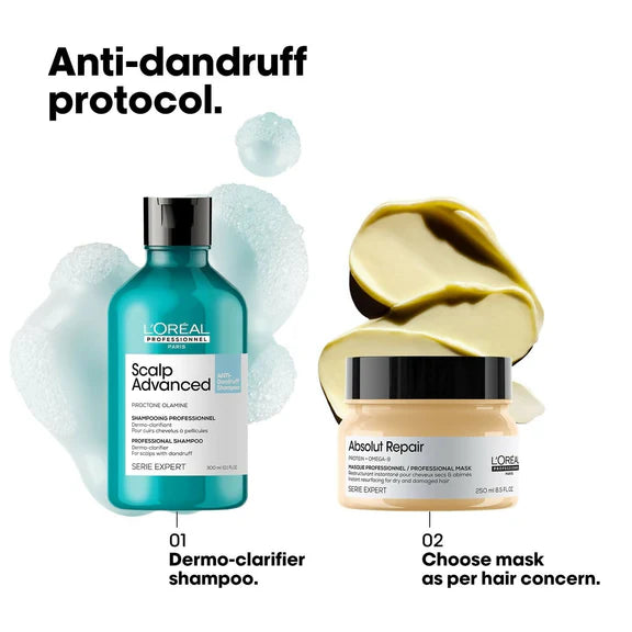L’Oréal Professionnel Scalp Advanced Anti-Dandruff Dermo-Clarifier Shampoo - 300 ml