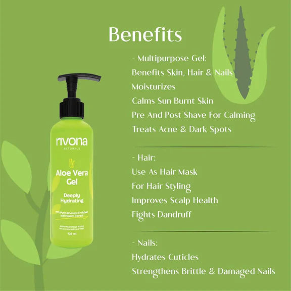 Rivona Naturals Aloe Vera Gel - 125 ml