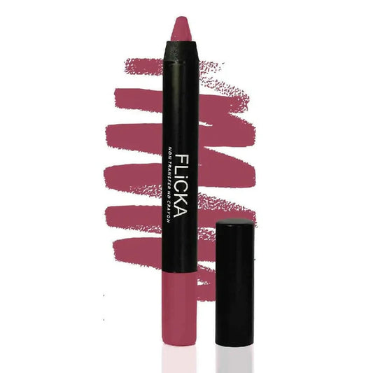 FLiCKA Lasting Lipsence Crayon Lipstick 03 Lazy In Bed - Coral - 10 gm