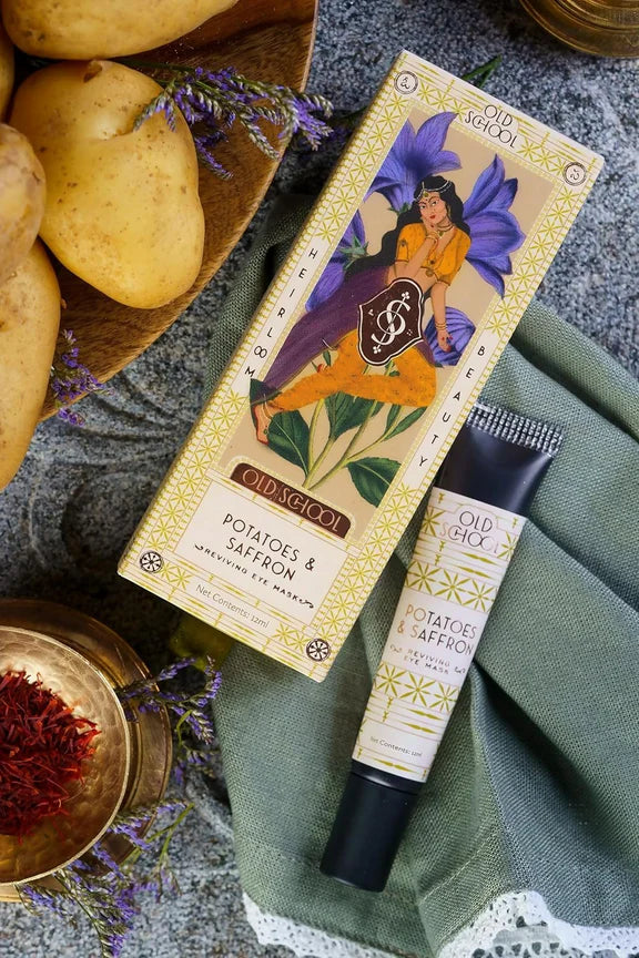 Old School Rituals Potatoes & Saffron Reviving Eye Mask - 15 gm