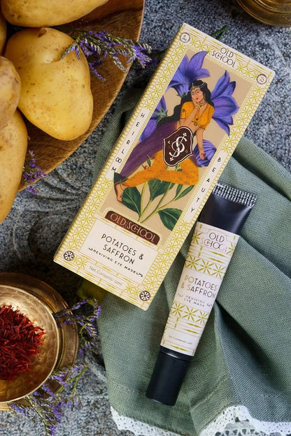 Old School Rituals Potatoes & Saffron Reviving Eye Mask - 15 gm