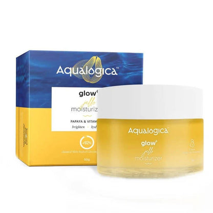 Aqualogica Glow+ Jello Moisturizer With Vitamin C & Papaya, Brightens & Hydrates - 50 gm