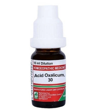 Adel Homeopathy Acid Oxalicum Dilution -6 CH