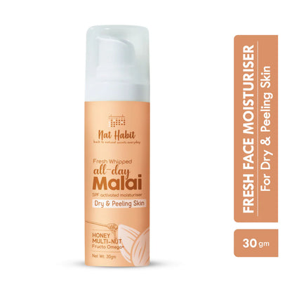 Nat Habit Honey Multi-Nut Face Moisturizer - 30 gm