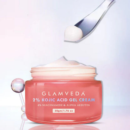 Glamveda 2% Kojic Acid Gel Cream - 50 gm