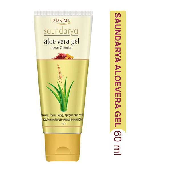 Patanjali Saundarya Aloe Vera Gel Kesar Chan