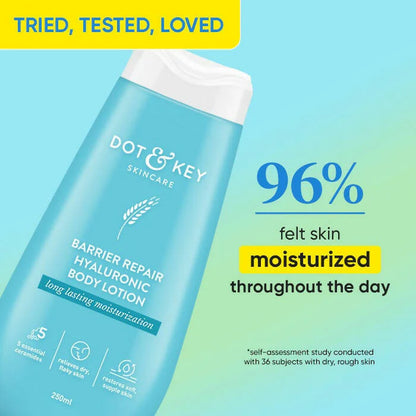 Dot & Key Barrier Repair Hyaluronic Body Lotion With Hyaluronic & 5 Essential Ceramides - 250 ml