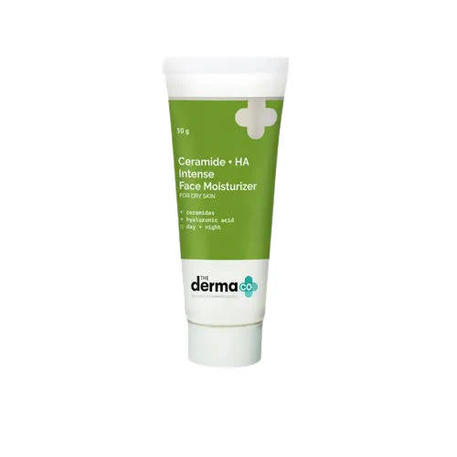 The Derma Co Ceramide + HA Intense Moisturizer for Dry Skin - 50 gm