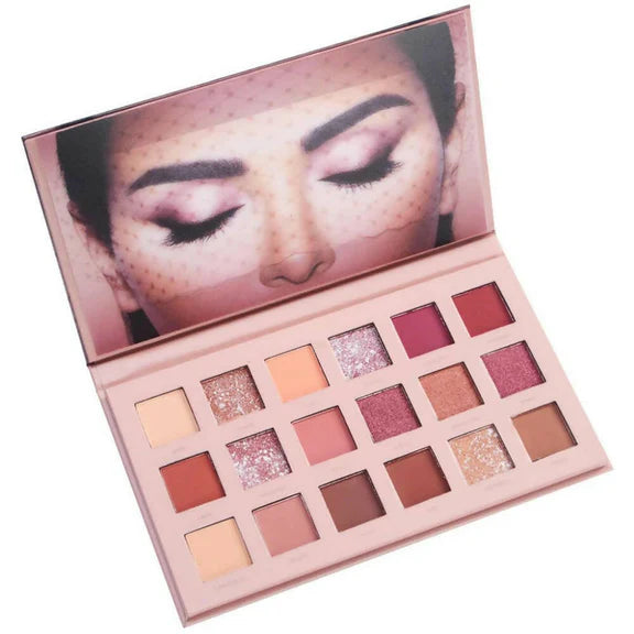Favon Nude Professional Eyeshadow Palette - 18 gm