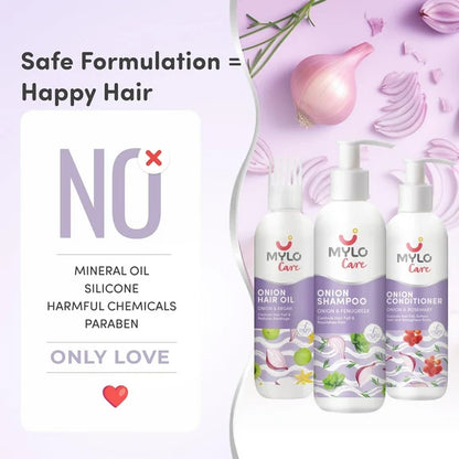 Mylo Care Anti Hairfall Onion Care Kit - Kit