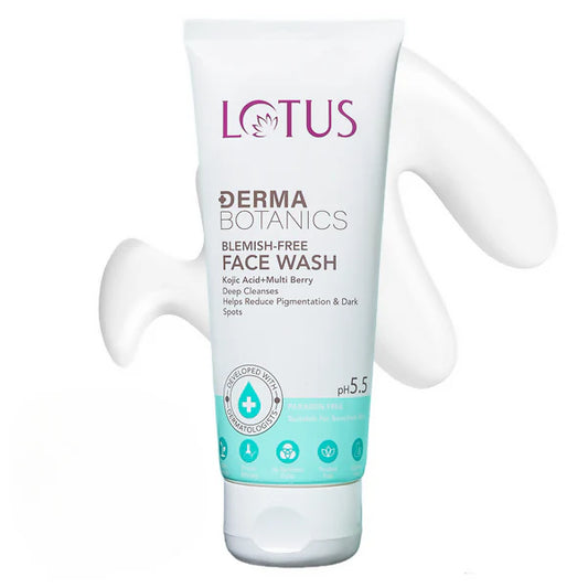Lotus DermaBotanics Kojic acid + Multi berry Blemish - Free Facewash