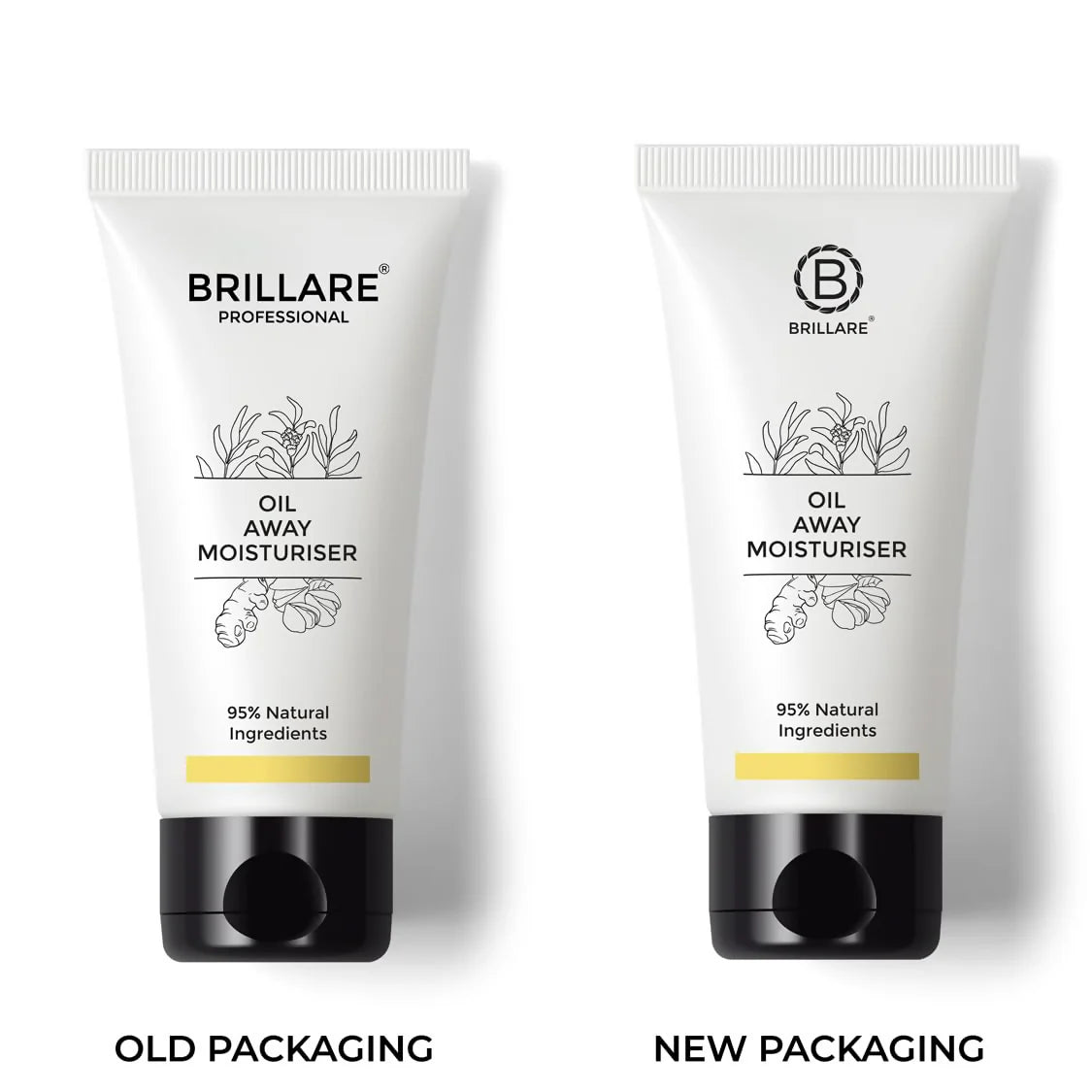 Brillare Oil Away Natural Moisturiser With Tea Tree and Turmeric For Oily - 50 ml
