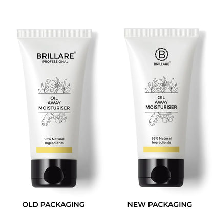 Brillare Oil Away Natural Moisturiser With Tea Tree and Turmeric For Oily - 50 ml