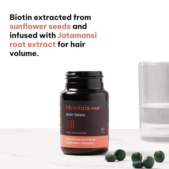 HK Vitals Biotin Tablets - 90 tabs