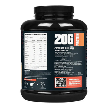 Reformulate Emerge I Whey Protein I Your Daily Meal Replacement Formula I 20 G I Protein I 5.1 G Bcaa's I 10 G Eaa's - Cold Coffee - 2 kg