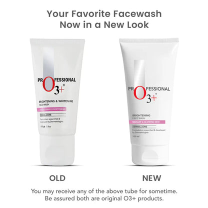 Professional O3+ Brightening & Whitening Face Wash - 50 gm