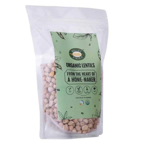 Millet Amma Organic Kabuli Channa - 500 gm