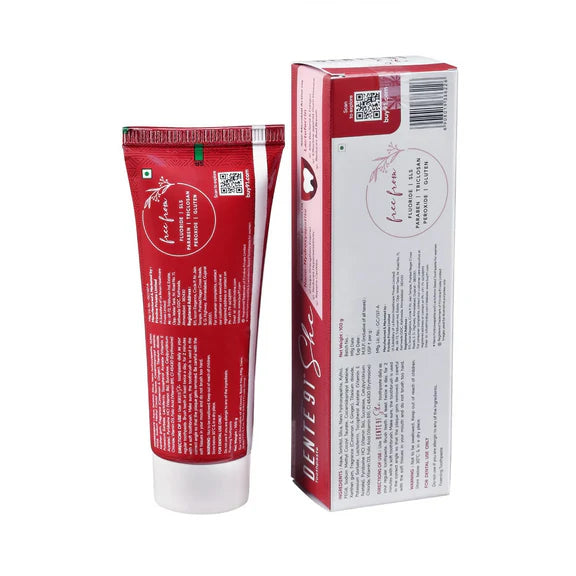 Dente91 She Toothpaste Specially Crafted For Women, Remove Plaque - 100 gm