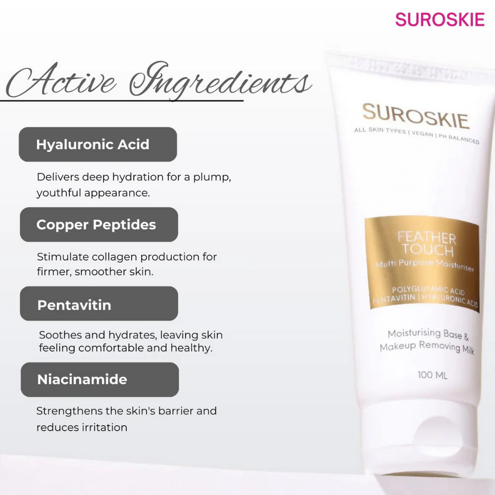 SUROSKIE Feather Touch Multi-Purpose Moisturizer - 100 ml