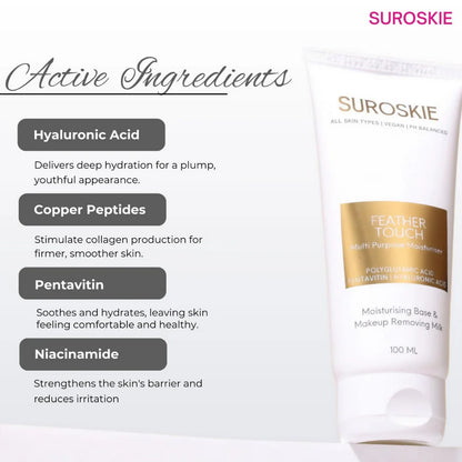 SUROSKIE Feather Touch Multi-Purpose Moisturizer - 100 ml