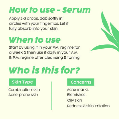 PLIX The Plant Fix 0.1% Salicylic Acid Mattifying Sunscreen SPF50+ PA+++ & Niacinamde Serum - combo