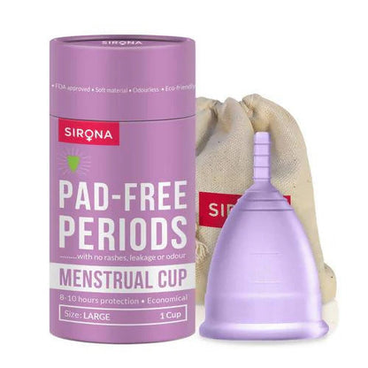 Sirona Reusable Menstrual Cup with Pouch