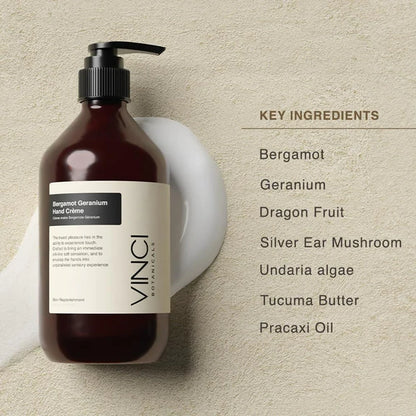 Vinci Botanicals Bergamot Geranium Hand Creme