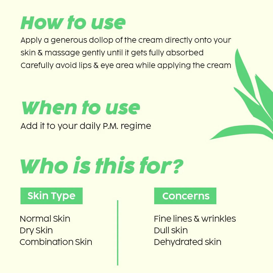 PLIX The Plant Fix Pomegranate 1% Retinol & 1% Bakuchi Oil Anti Ageing Night Cream - 50 gm