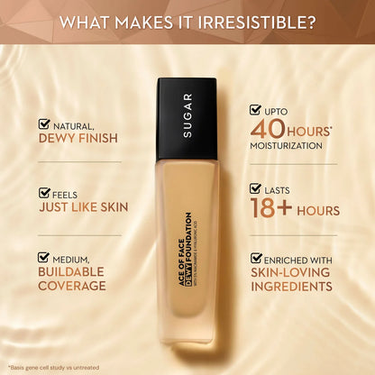 Sugar Ace Of Face Dewy Foundation - 10 Latte - 30 ml