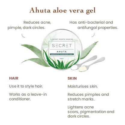 The Secret Hair Care Ahuta Absolute Aloevera Gel - 100 ml