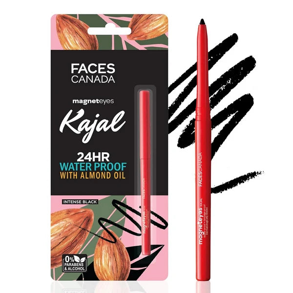 Faces Canada Magneteyes Kajal Stick - Black - 0.35 gm