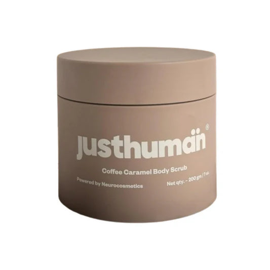 JustHuman Coffee Caramel Body Scrub - 200 gm