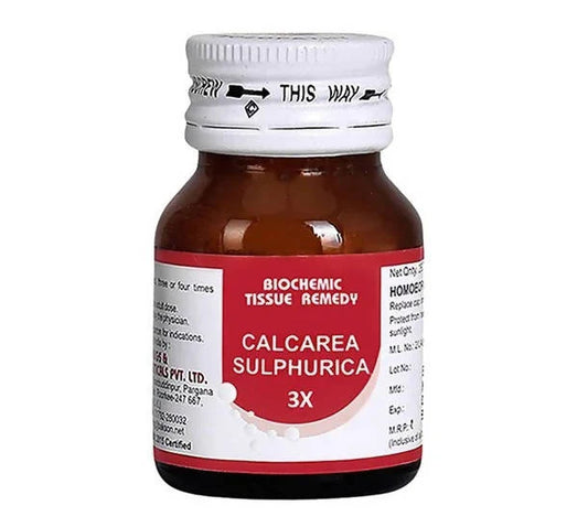 Bakson's Homeopathy Calcarea Sulphurica Biochemic Tablets -3X