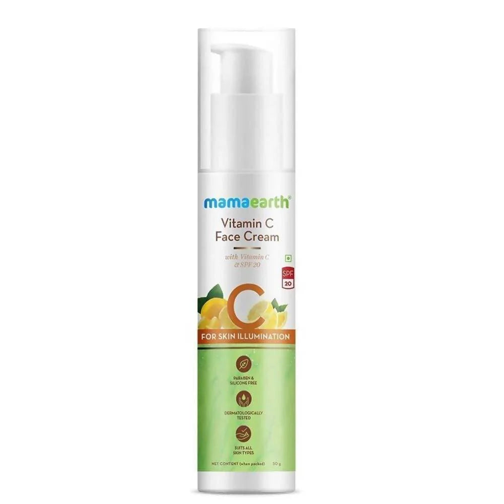 Mamaearth Vitamin C Face Cream + Face Mask + Face Toner Combo