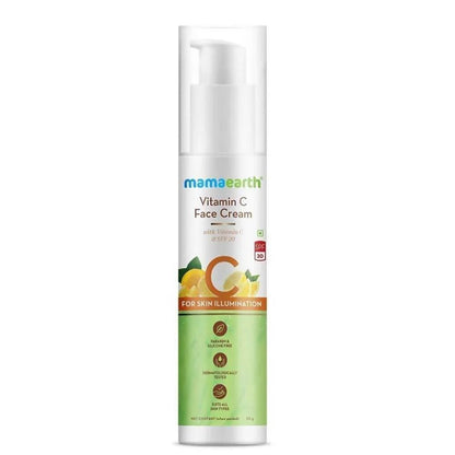 Mamaearth Vitamin C Face Cream + Face Mask + Face Toner Combo