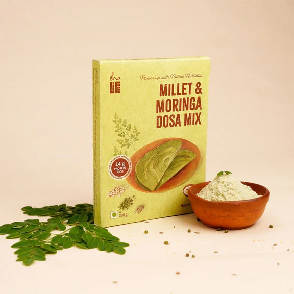 Isha Life Millet and Moringa Dosa Mix - 200 gm