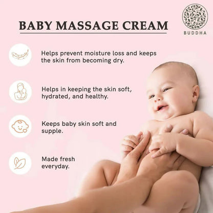 Buddha Natural Baby Massage Cream - 75 gm