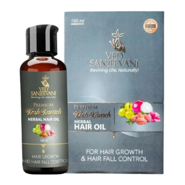 Ved Sanjeevani Kesh Kavach Herbal Hair Oil - 100 ml