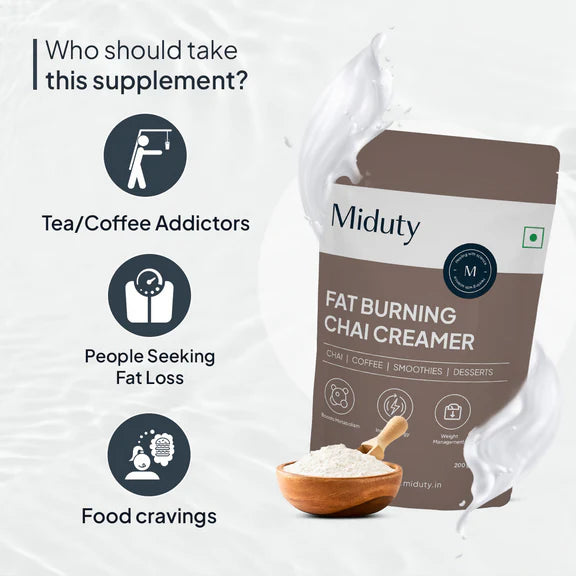 Miduty by Palak Notes Fat Burning Chai Creamer - 200 gm