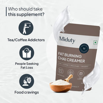 Miduty by Palak Notes Fat Burning Chai Creamer - 200 gm
