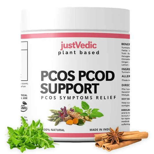 Just Vedic PCOS PCOD Support Drink Mix - 200 gm