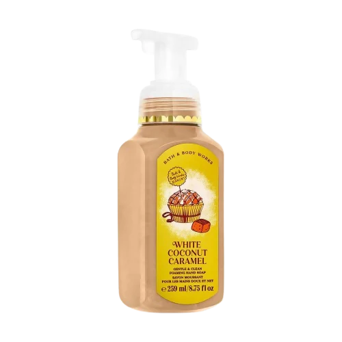 Bath & Body Works White Coconut Caramel Gentle & Clean Foaming Hand Soap - 259 ml