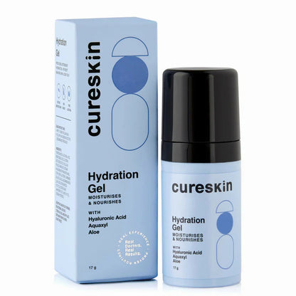 Cureskin Hydration Gel with Hyaluronic Acid, Aquaxyl, Aloe - 17 gm