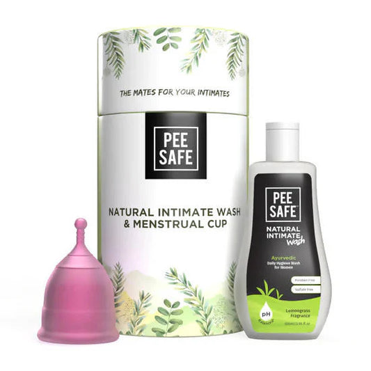 Pee Safe Reusable Menstrual Cup Small And Wash For Women - Kit