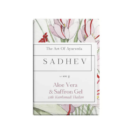 Sadhev Aloe Vera & Saffron Gel With Kumkumadi Thailam - 100 gm