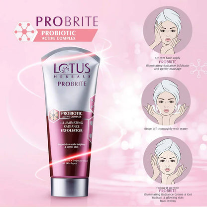 Lotus Herbals Probrite Illuminating Radiance Exfoliator - 100 gm