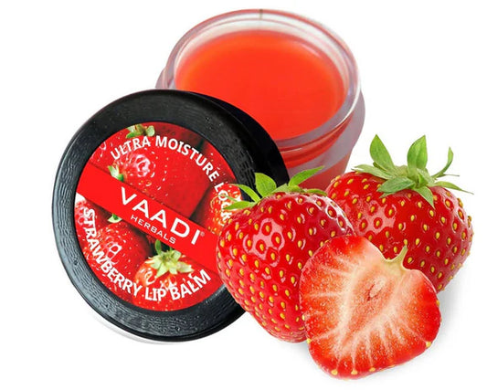Vaadi Herbals Lip Balm - Strawberry - 6 gm